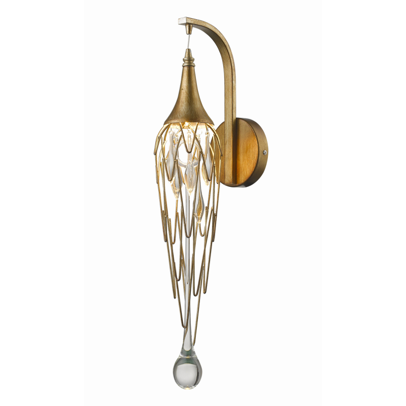 Бра Delight Collection Goddess Tears W68009S-1 gold в #REGION_NAME_DECLINE_PP#