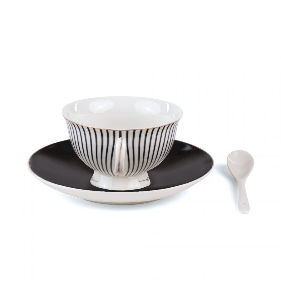 Блюдце с чашкой Lady Tarin Stripes Tacita Seletti Guiltless 9970 в Санкт-Петербурге