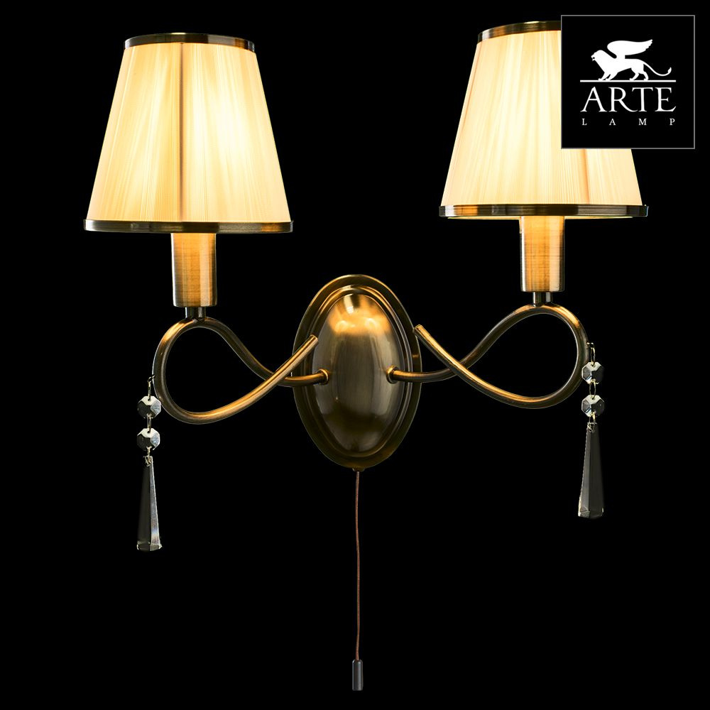 Бра Arte Lamp Logico A1035AP-2AB в Санкт-Петербурге