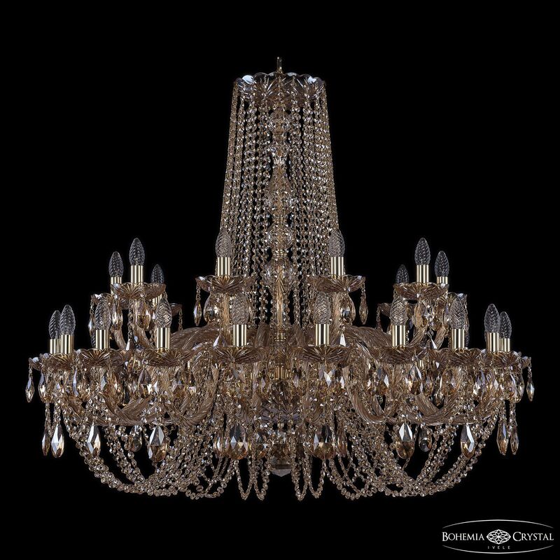 Подвесная люстра Bohemia Ivele Crystal 1402/20+10/400 G M721 в Санкт-Петербурге