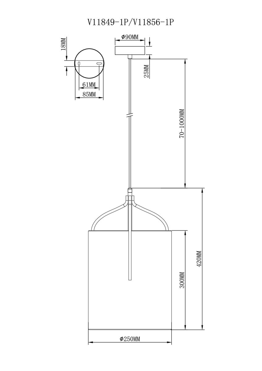 Подвесной светильник Moderli Inari V11856-1P в #REGION_NAME_DECLINE_PP#