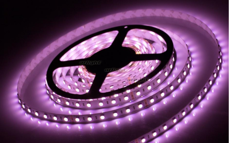 Светодиодная лента Arlight RT 2-5000 24V RGBW-One Warm 2x (5060, 300 LED, LUX) 019152 в Санкт-Петербурге