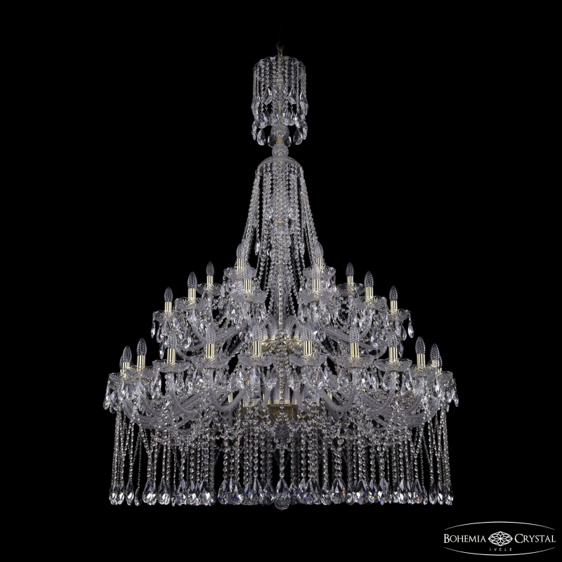 Подвесная люстра Bohemia Ivele Crystal 1413/24+12+6/460/XL-186/2d G в Санкт-Петербурге