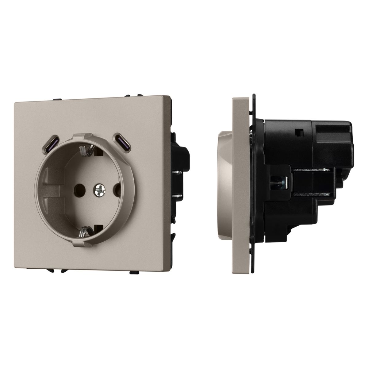Механизм розетки с USB зарядкой Arlight SCT-NOBE-MUCC-SFPL-CA (230V, 16A) 061814 в Санкт-Петербурге