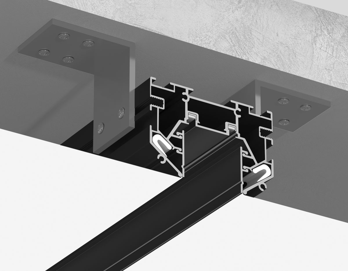 Шинопровод магнитный для натяжного потолка Ambrella Light Magnetic Ultra slim GV1076 в Санкт-Петербурге
