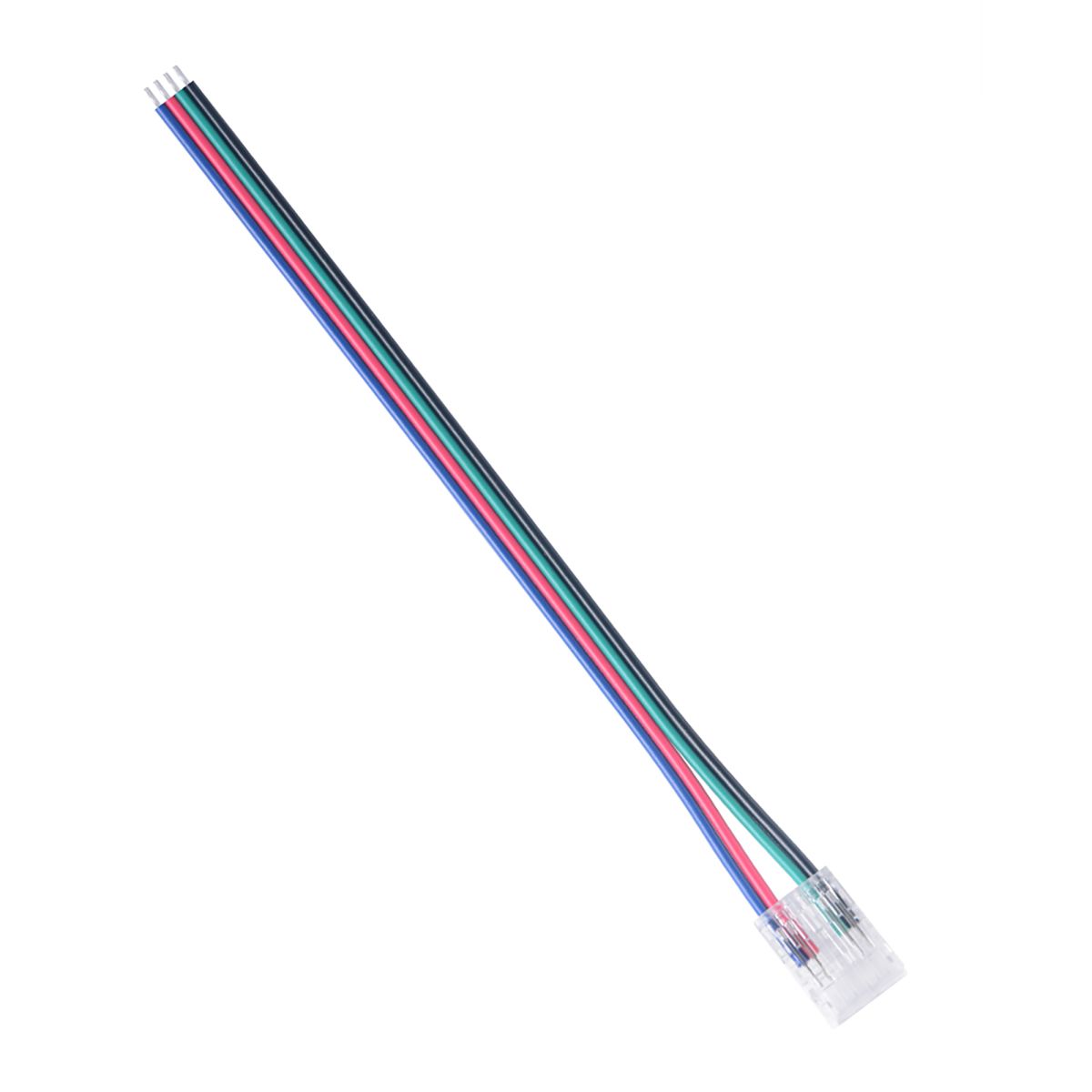 Коннектор прокалывающий 5 pin для гибкого соединения RGBW LED ленты 12мм, тип COB длина провода 150мм Apeyron 09-163 в #REGION_NAME_DECLINE_PP#
