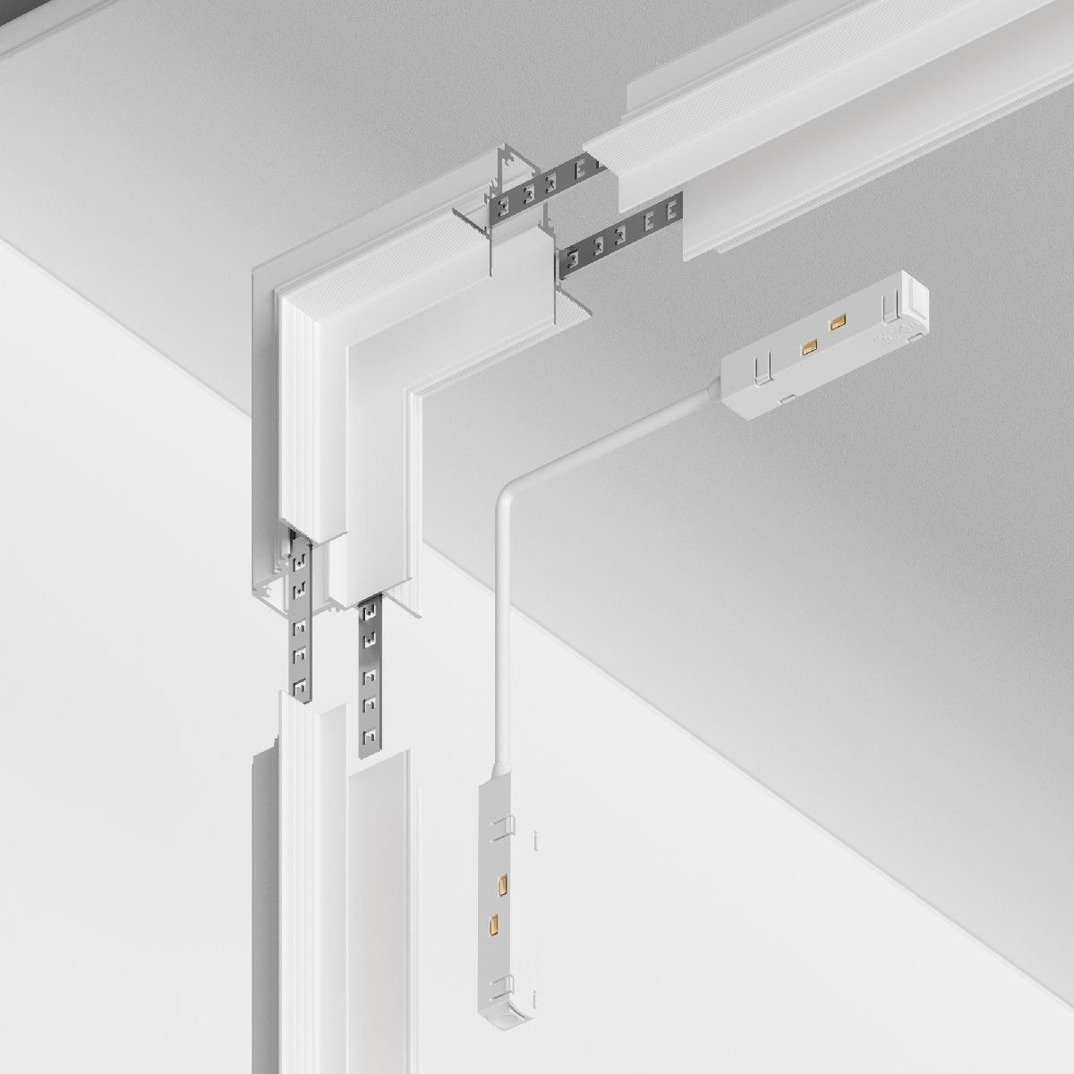 Угловой коннектор Maytoni Technical Magnetic track TRA004ICL-22W в Санкт-Петербурге