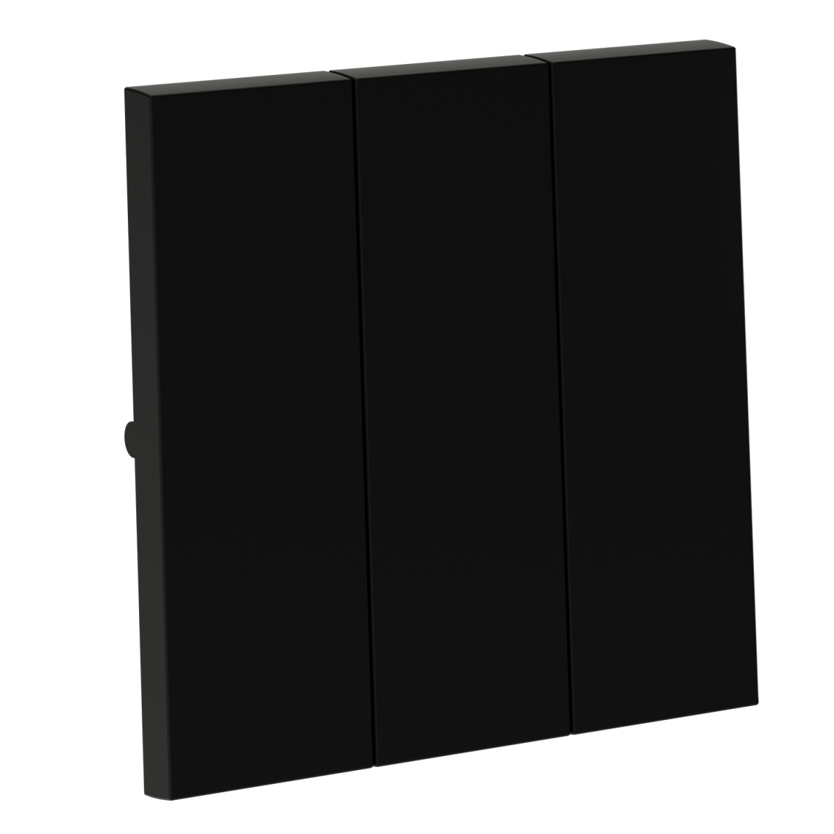 Клавиши для выключателя/переключателя трехклавишного Voltum S70 (черный матовый) VLS000508 в #REGION_NAME_DECLINE_PP#