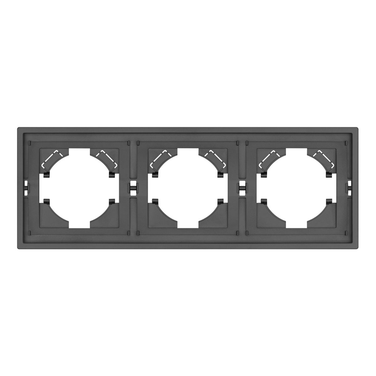 Рамка пластиковая на 3 поста Arlight FRM-TENDO-SFPL-3-GR 054652 в Санкт-Петербурге