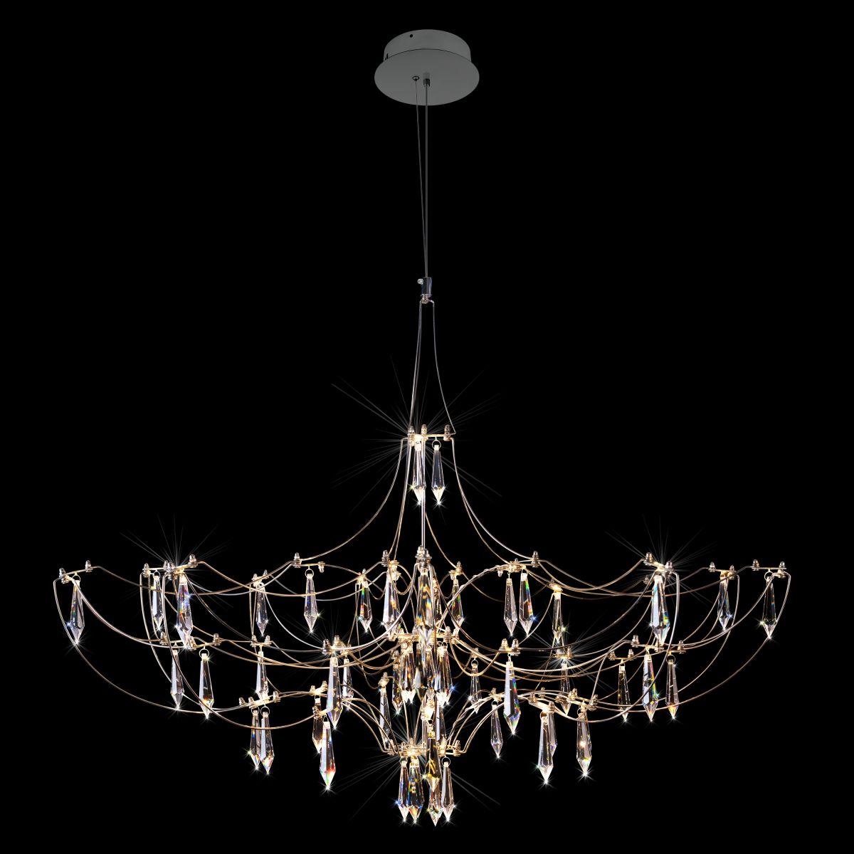 Подвесная люстра Loft IT Mira 10589/900 Silver Asfour в Санкт-Петербурге