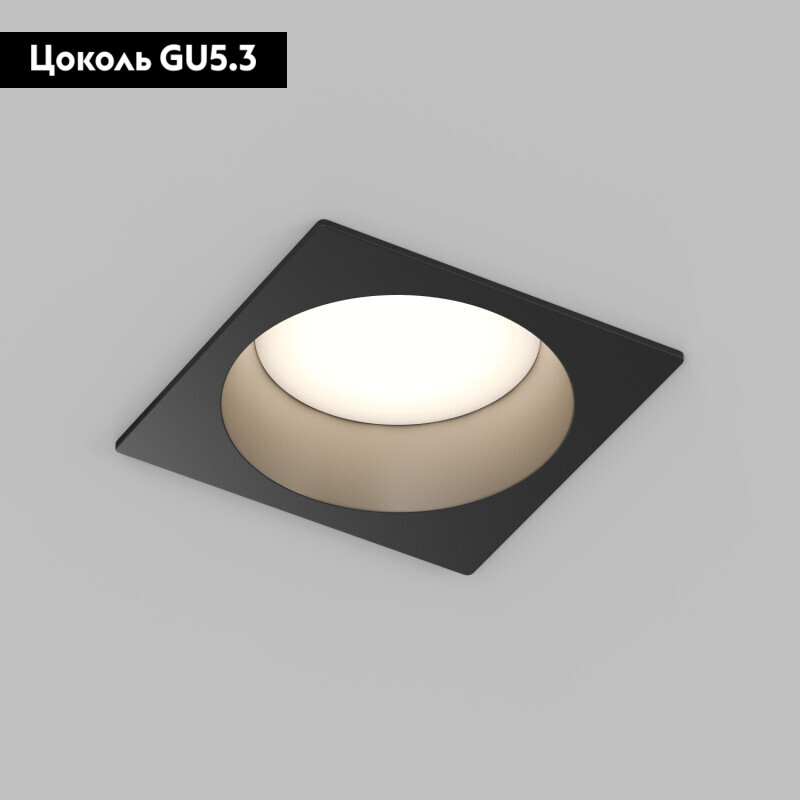 Встраиваемый светильник Denkirs Deep DK3104-BK в #REGION_NAME_DECLINE_PP#