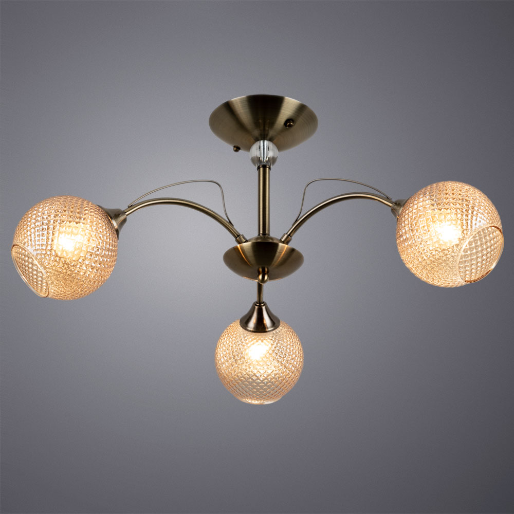 Потолочная люстра Arte Lamp Willow A3461PL-3AB в Санкт-Петербурге