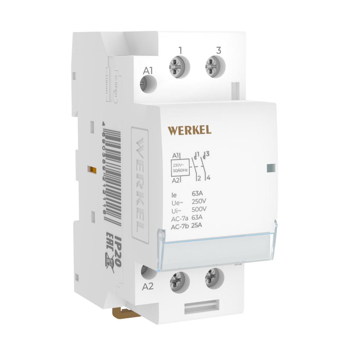 Контактор модульный Werkel W942M63O 4690389212116 a069476 в Санкт-Петербурге