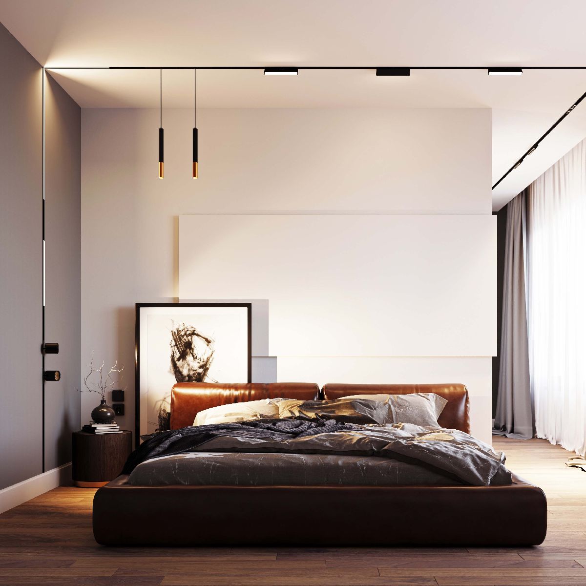 Трековый магнитный светильник Arlight MAG-FLAT-25-L400-12W Warm3000 (BK, 100 deg, 24V, DALI) 046333 в Санкт-Петербурге