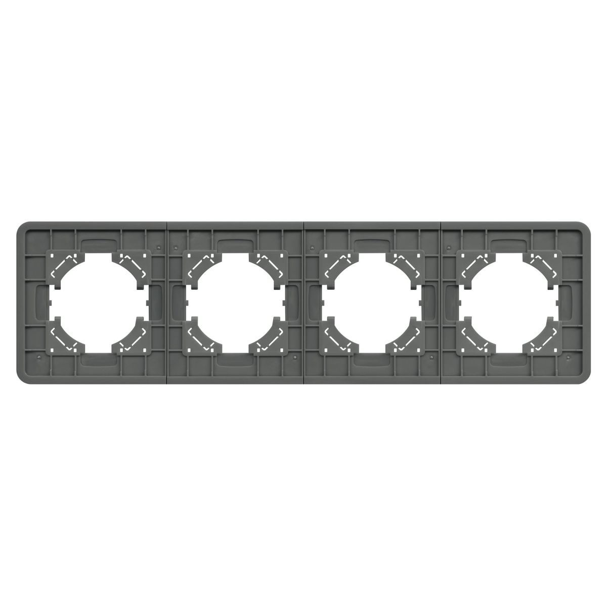 Рамка на 4 поста стеклянная Arlight FRM-OMALI-GS-4-GR 049702 в Санкт-Петербурге