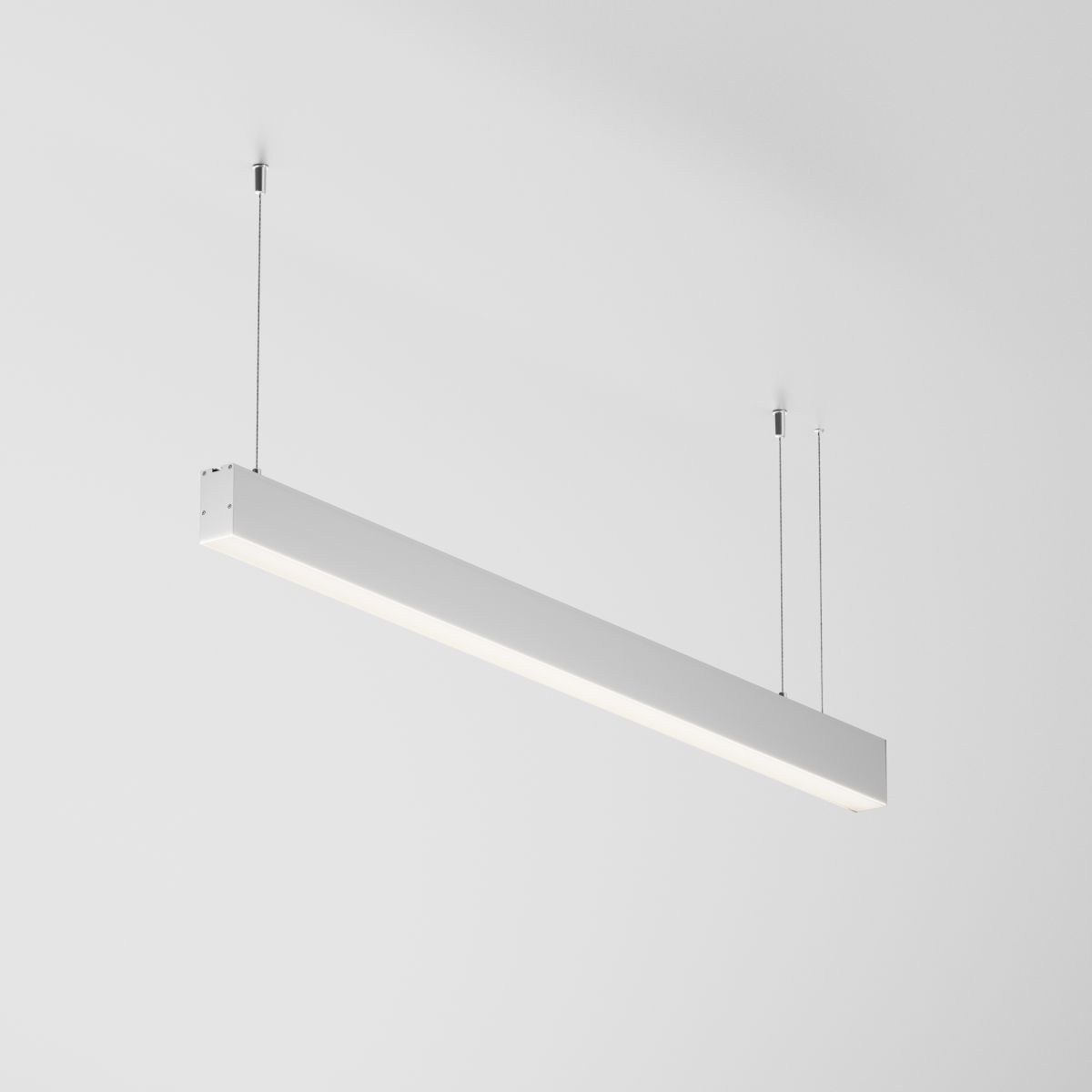 Линейный подвесной светильник Maytoni Technical 4000K 35x67 (Серебро, 1 м) LL312036 в #REGION_NAME_DECLINE_PP#