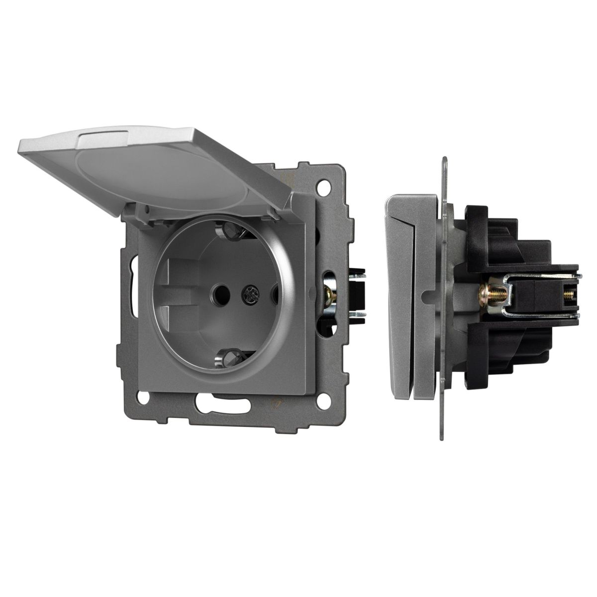 Механизм розетки влагозащищённый Arlight SCT-MCP-PL-GR-V (250V, 16A) 049836 в Санкт-Петербурге