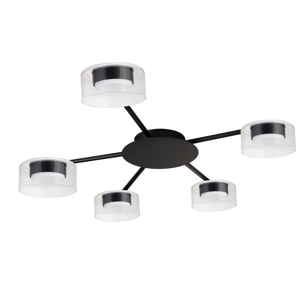 Потолочная люстра Arte Lamp Alius A8042PL-5BK в Санкт-Петербурге