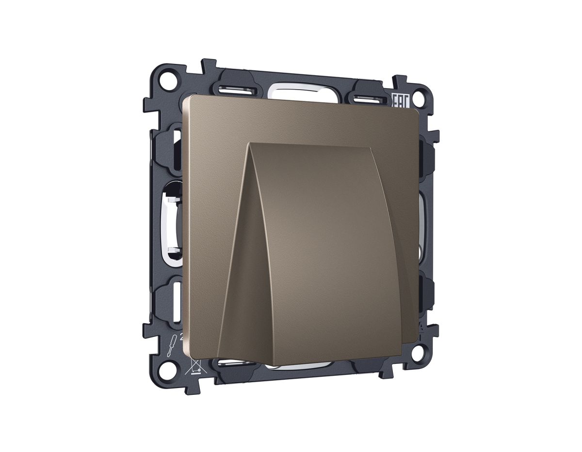 Комплект вывода кабеля с фиксатором Alfa Темная бронза матовый Quant Ambrella Volt MA645810 (AP6458, VM238) в Санкт-Петербурге