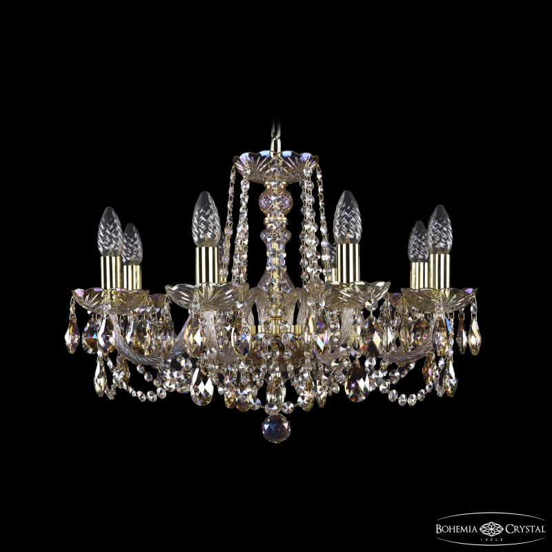 Подвесная люстра Bohemia Ivele Crystal 1402/8/195 G M701 в #REGION_NAME_DECLINE_PP#