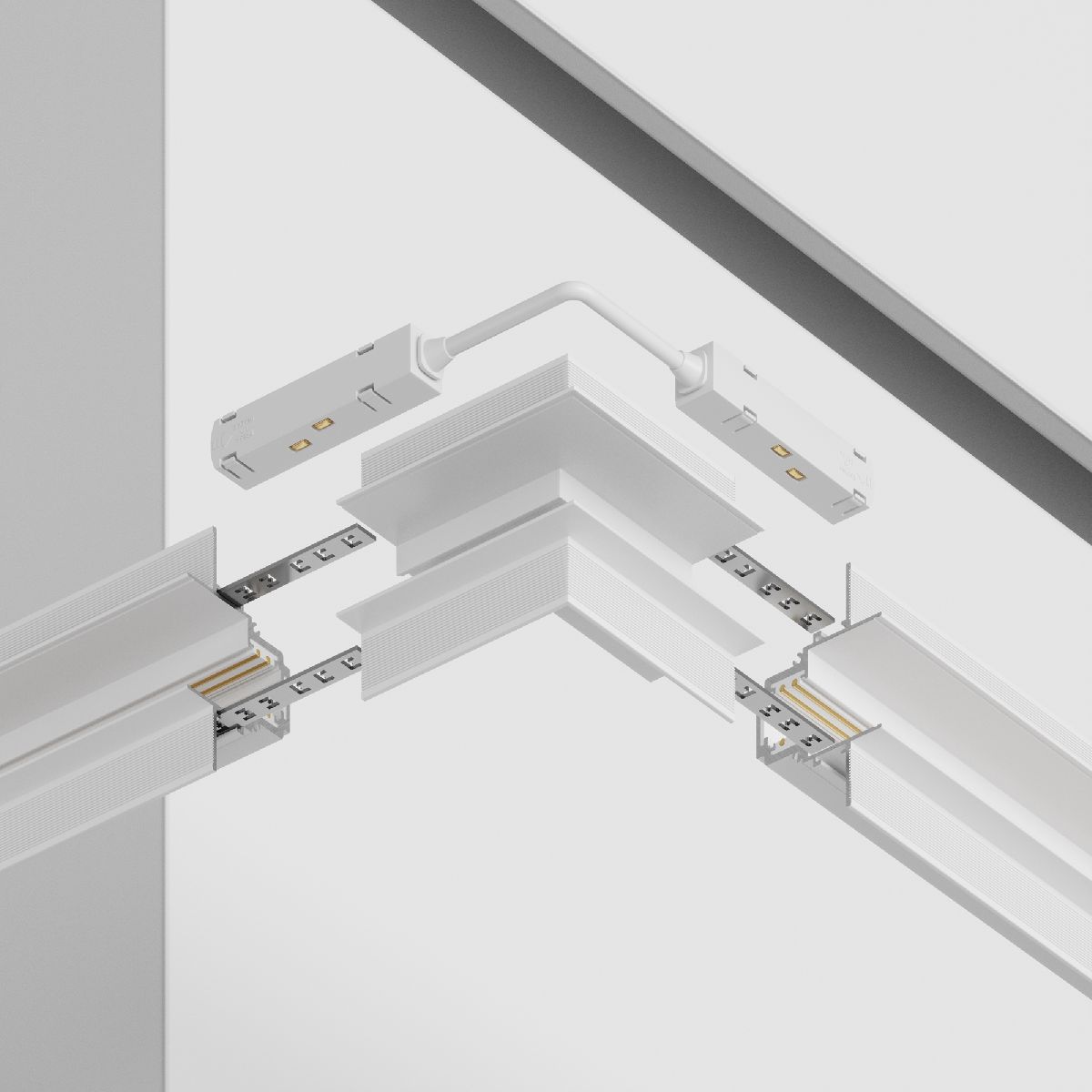 Угловой коннектор Maytoni Technical Magnetic track TRA004OCL-22W в Санкт-Петербурге