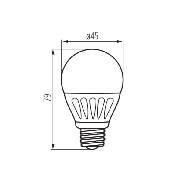 Лампа светодиодная Kanlux Bilo E27 6,5W 3000К 23420 в Санкт-Петербурге