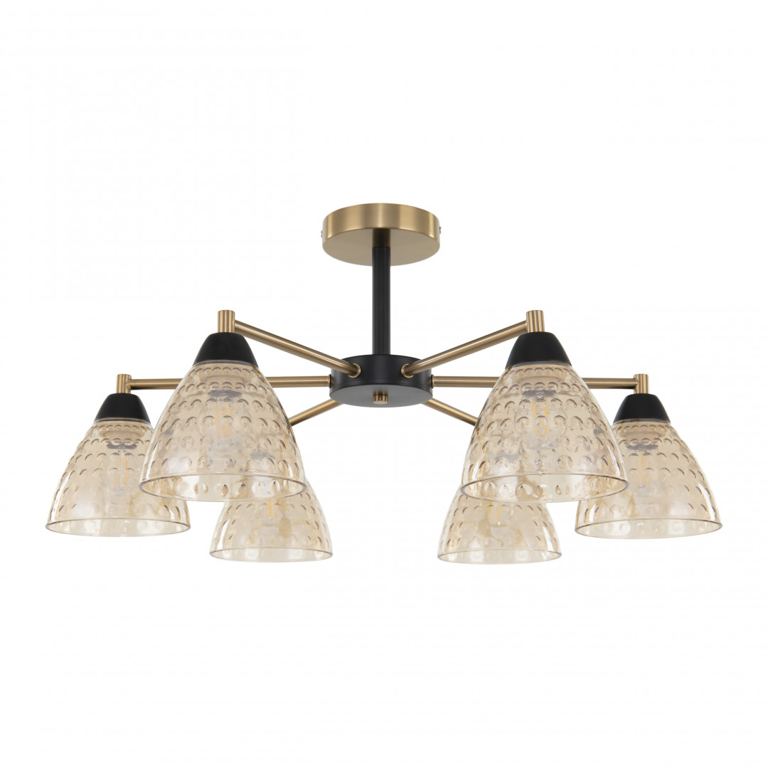 Потолочная люстра Arte Milano Napoli 330754/6 BK+AB в #REGION_NAME_DECLINE_PP#