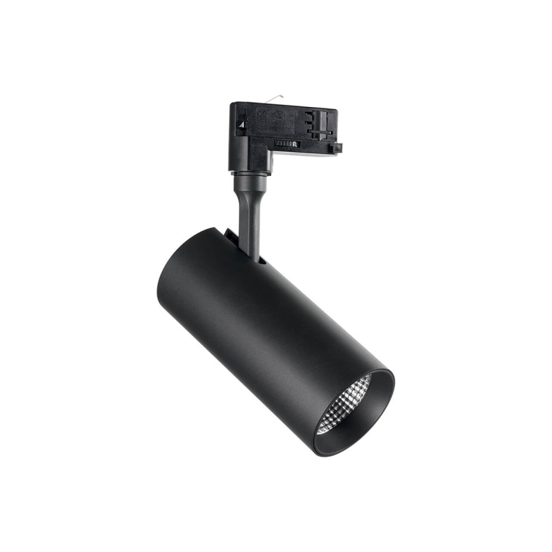 Трековый светодиодный светильник Ideal Lux Smile 30W Cri80 45 4000K Black 190082 в Санкт-Петербурге