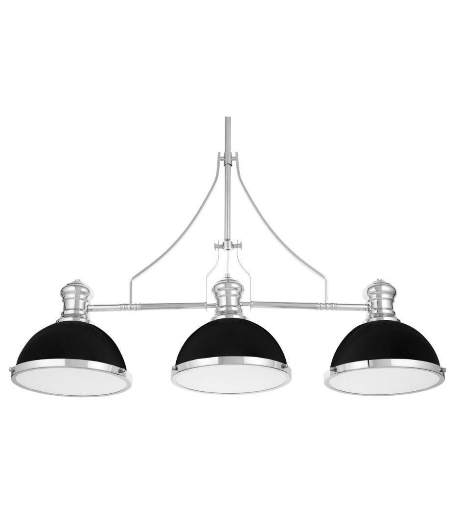 Подвесная люстра Lumina Deco Ettore LDP 710-3 BK+CHR в #REGION_NAME_DECLINE_PP#