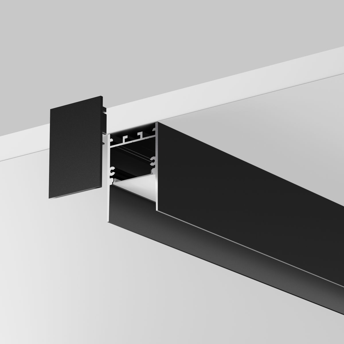 Комплект заглушек  2шт Maytoni Led Strip ALM-3551-B-EC 642063 в Санкт-Петербурге