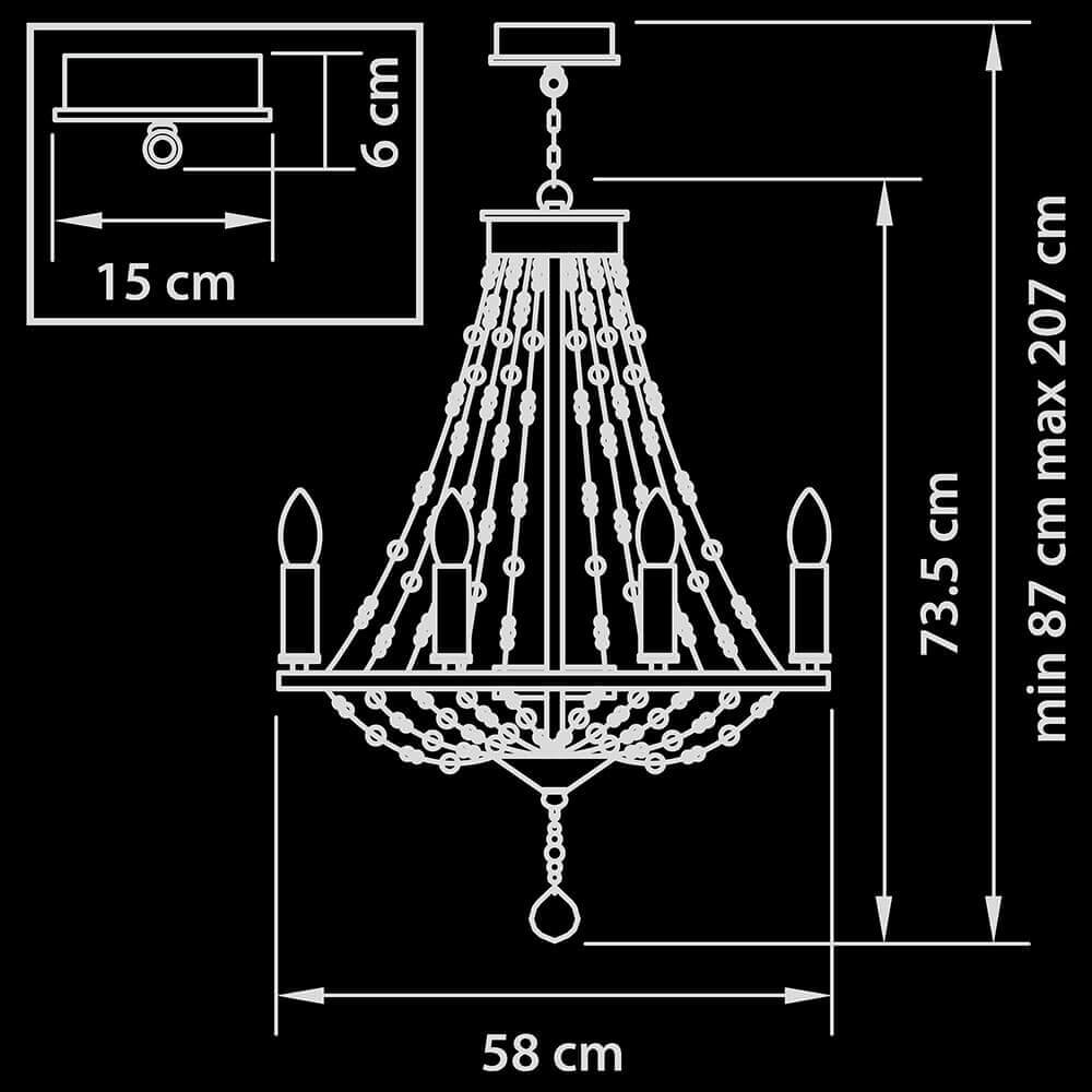 Подвесная люстра Lightstar Castello 744148 в Санкт-Петербурге