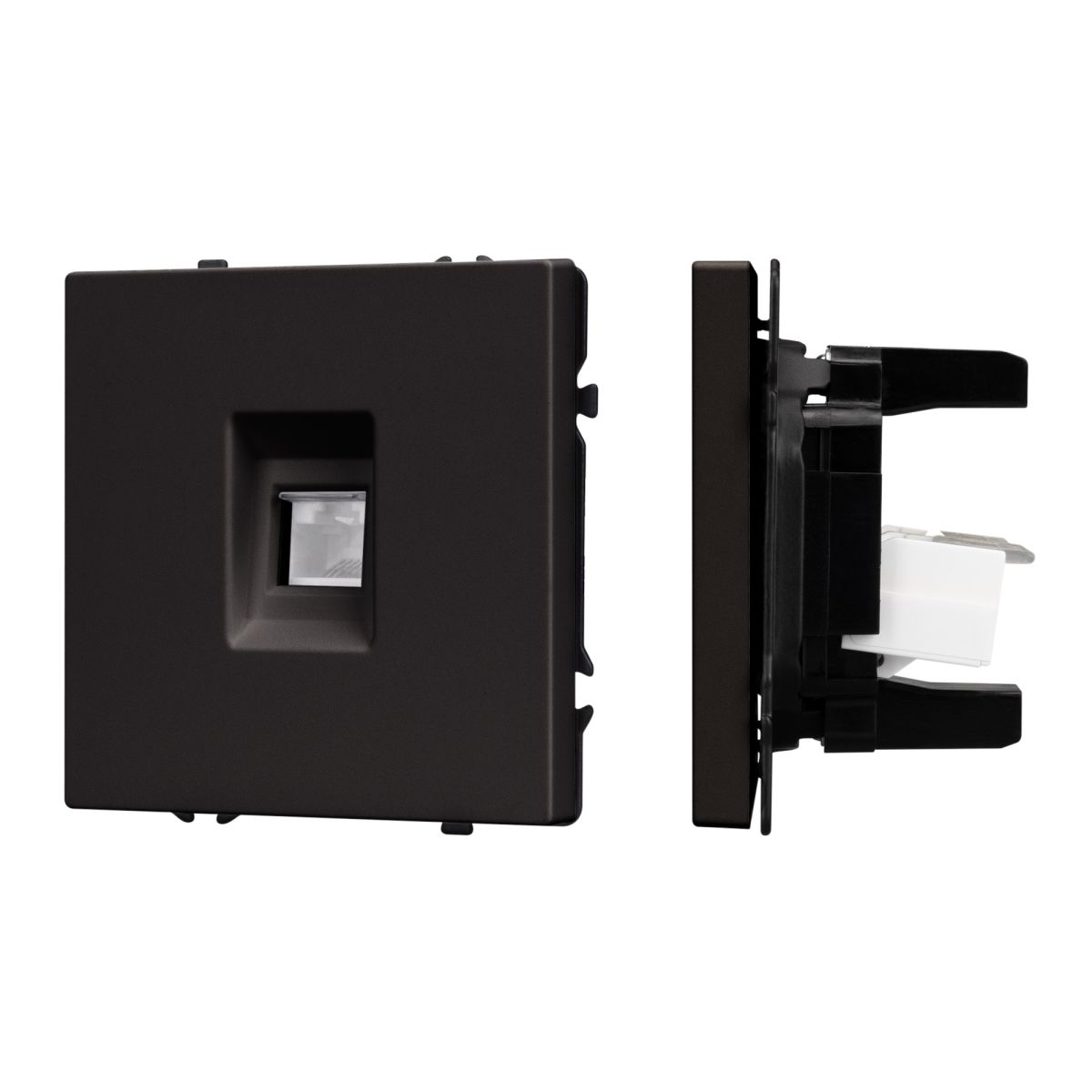 Розетка компьютерная софт-тач черный оникс Arlight SCT-MPC1-SFPL-BK (RJ-45, CAT6) 054305(1) в Санкт-Петербурге