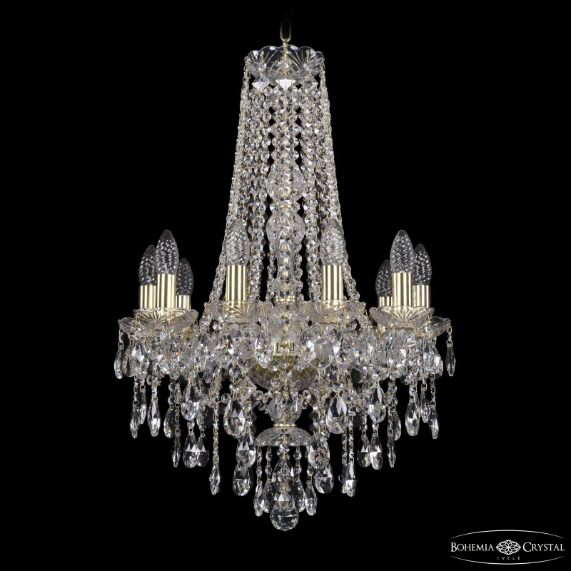 Подвесная люстра Bohemia Ivele Crystal 1415/10/165/h-70 G в Санкт-Петербурге