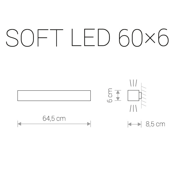 Настенный светодиодный светильник Nowodvorski Soft Led 9525 в Санкт-Петербурге