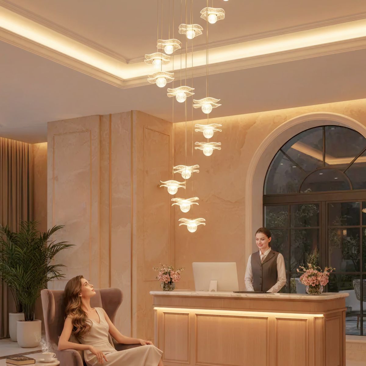 Каскадная люстра Citilux Signature CL247057 в #REGION_NAME_DECLINE_PP#