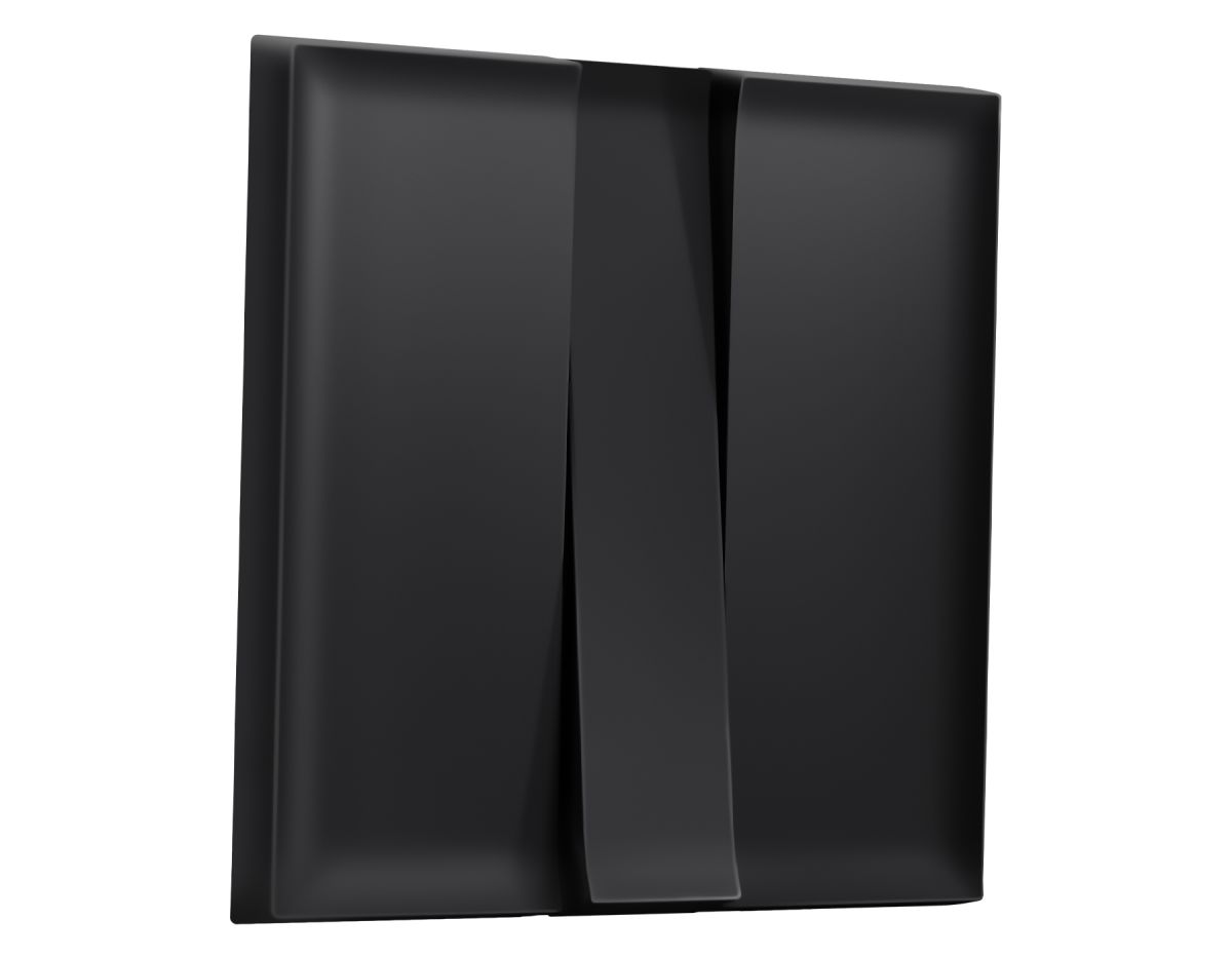 Лицевая панель SIGMA (Черный матовый) для 3-кл выключателей QUANT PRO Ambrella Volt SP8050 в #REGION_NAME_DECLINE_PP#