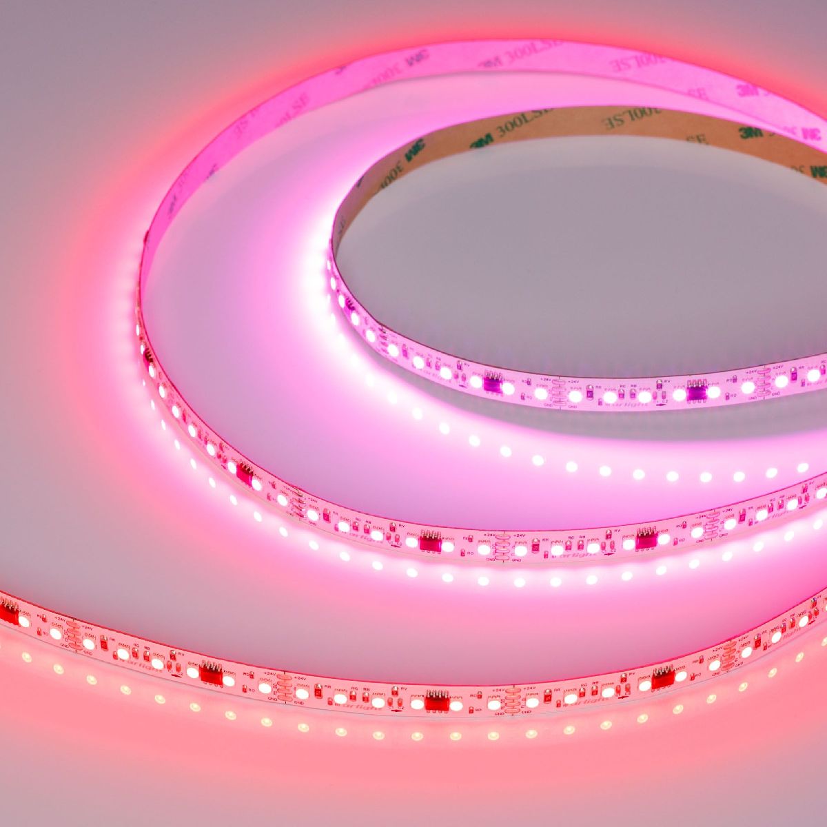 Светодиодная лента Arlight SPI-A120-10mm 24V RGB-PX6-BPT (23 W/m, IP20, 2835, 5m) 046871 в Санкт-Петербурге