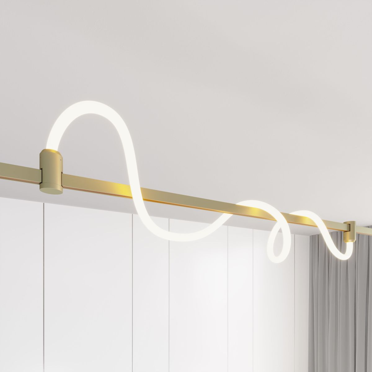 Трековый светильник Arlight ART-APRIORI-TUBE-ELASTIC-R38-L5000-60W Day4000 (Оливковый, 360 deg, 48V) (IP20 Металл) 053988(1) в Санкт-Петербурге