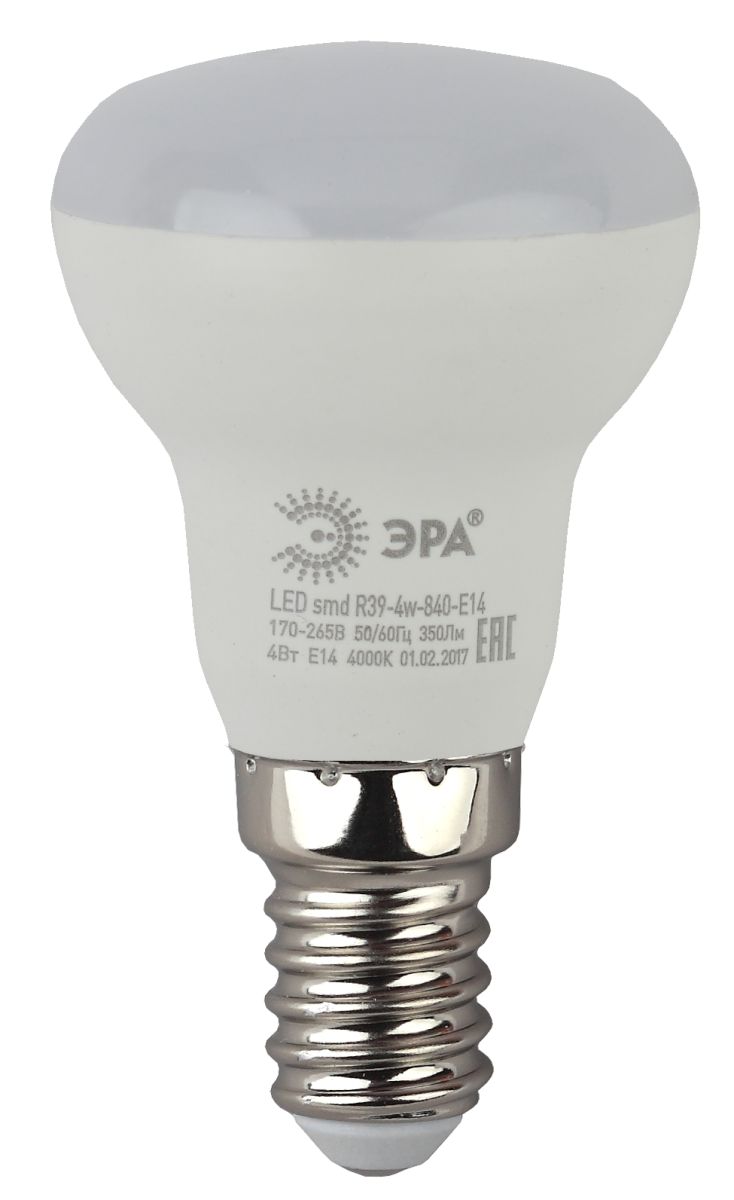 Лампа светодиодная Эра STD LED R39-4W-840-E14 4Вт рефлектор Б0047934 в Санкт-Петербурге
