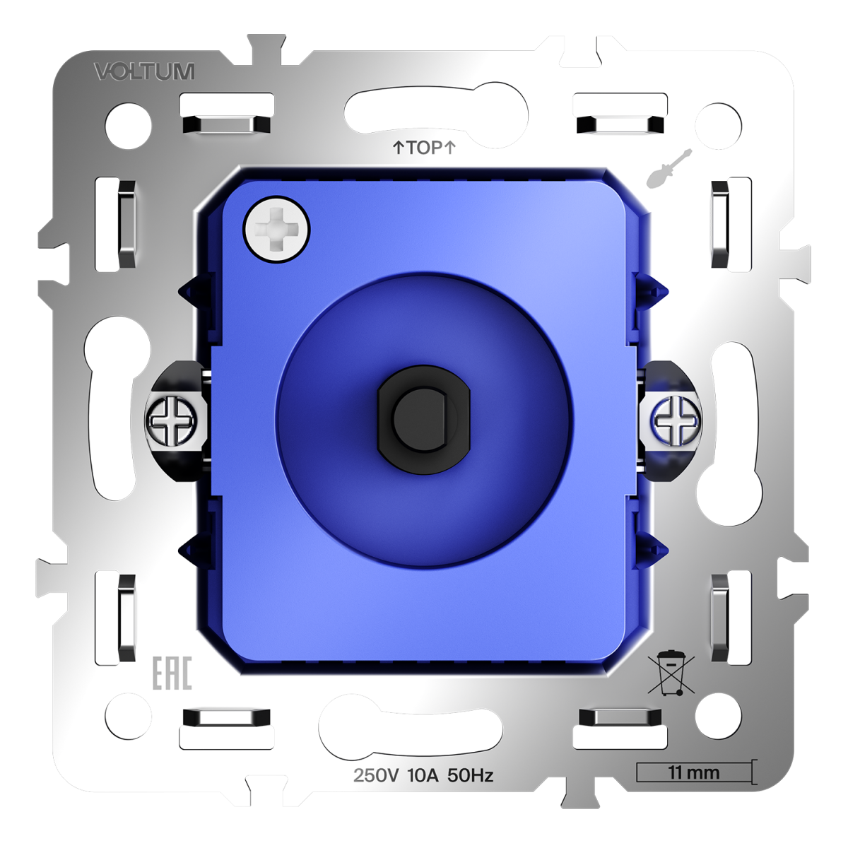 Механизм светорегулятора поворотно-нажимного 600 Вт Voltum S70 VLS0703M в #REGION_NAME_DECLINE_PP#