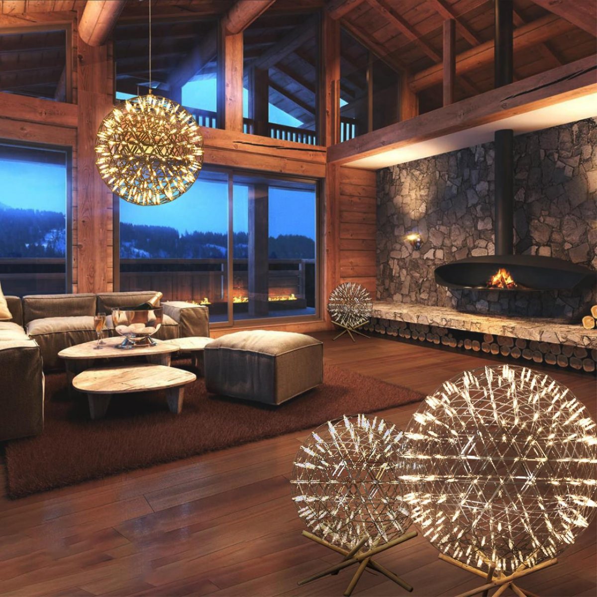 Торшер Loft IT Raimond 9027-89F в Санкт-Петербурге