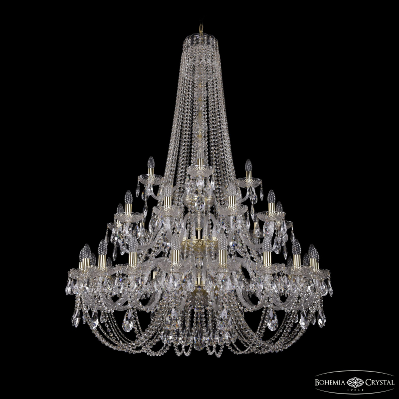 Подвесная люстра Bohemia Ivele Crystal 1406/20+10+5/400/h-157/3d G в Санкт-Петербурге