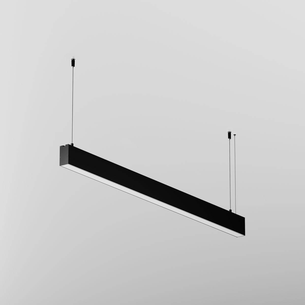 Линейный подвесной светильник Maytoni Technical 3000K 35x67 (Черный, 1 м) LL312043 в Санкт-Петербурге