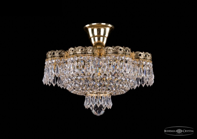 Люстра на штанге Bohemia Ivele Crystal 19301/35JB G в Санкт-Петербурге