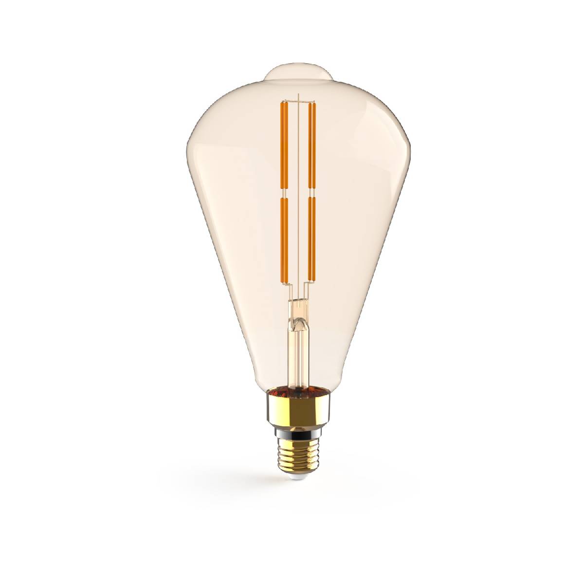 Лампа светодиодная филаментная Gauss E27 6W 2700K янтарная 157802118 УЦ в #REGION_NAME_DECLINE_PP#