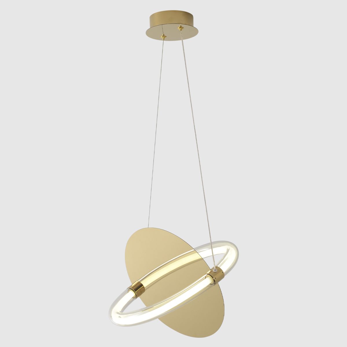 Подвесной светильник Crystal Lux NEBULA SP22W LED GOLD в Санкт-Петербурге