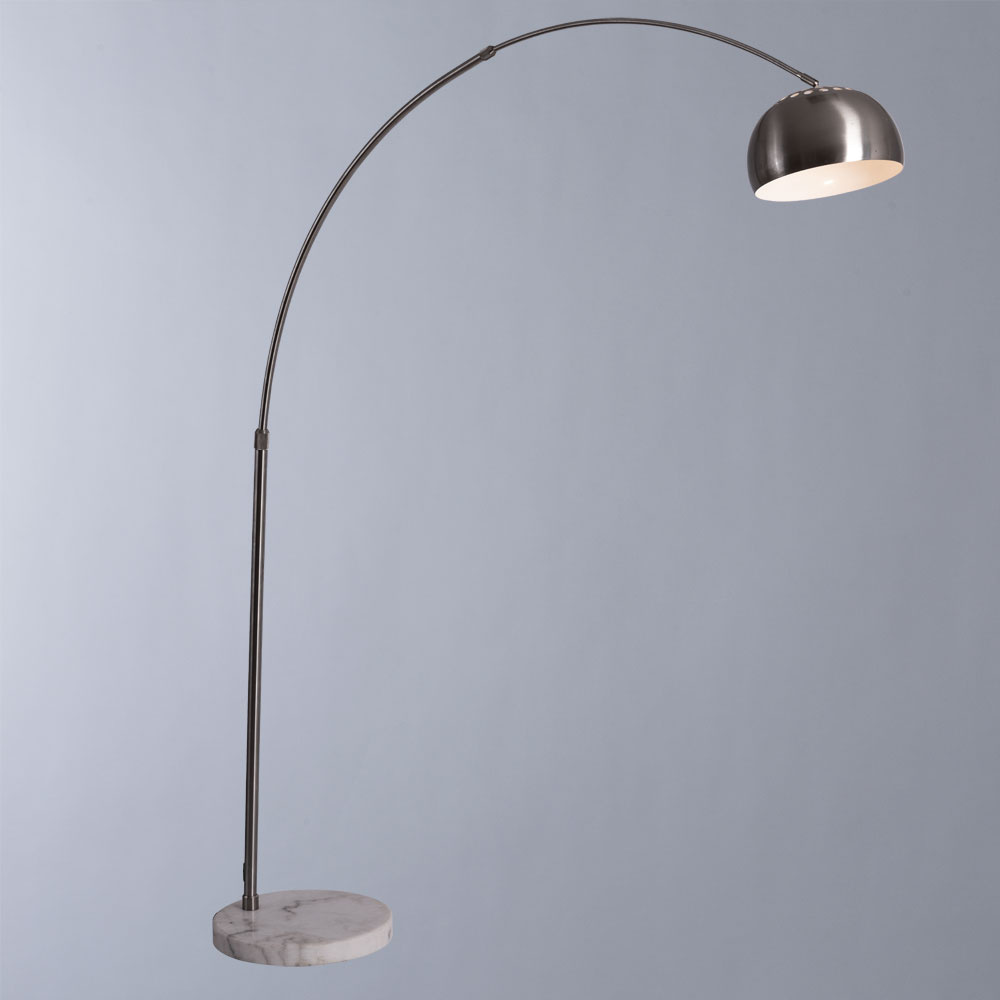 Торшер Arte Lamp Arco A8926PN-1SS в #REGION_NAME_DECLINE_PP#