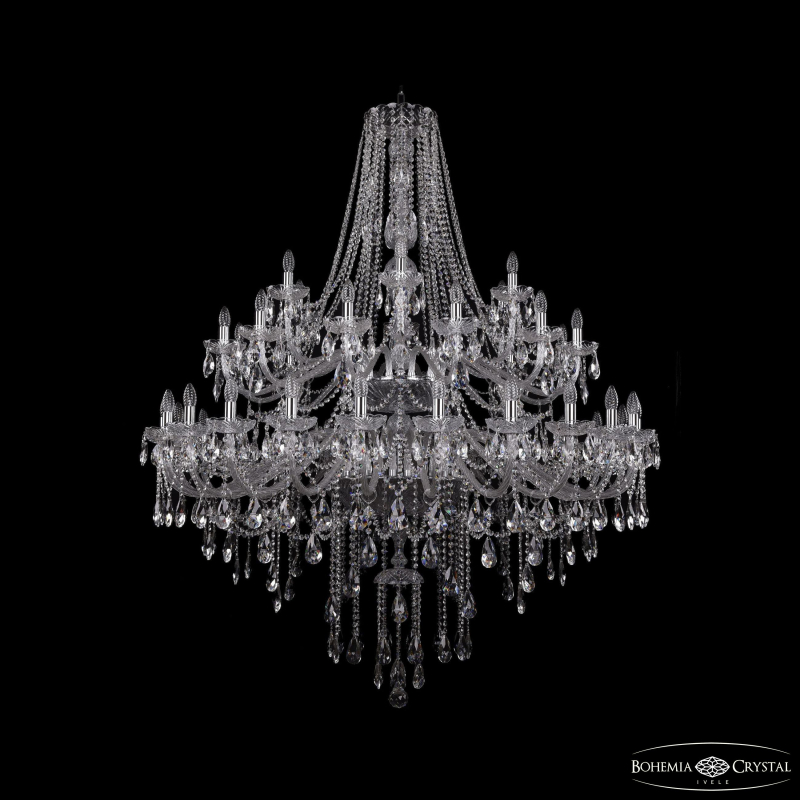 Подвесная люстра Bohemia Ivele Crystal 1415/24+12+6/530/2d Ni в Санкт-Петербурге