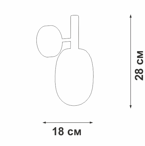 Бра Vitaluce V25540-1/1A в Санкт-Петербурге
