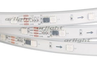 Светодиодная лента Arlight 5 метров DMX-5000P 12V RGB (5060,150 LEDx3, DMX) 020587 в Санкт-Петербурге